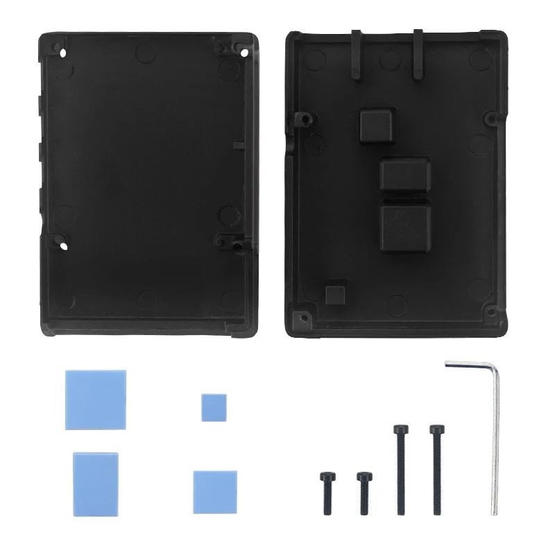 Raspberry Pi 4 Model B Aluminum Alloy Case Metal Enclosure Passive Cooling Shell Heat Dissipation Box for 4B | Компьютеры и офис