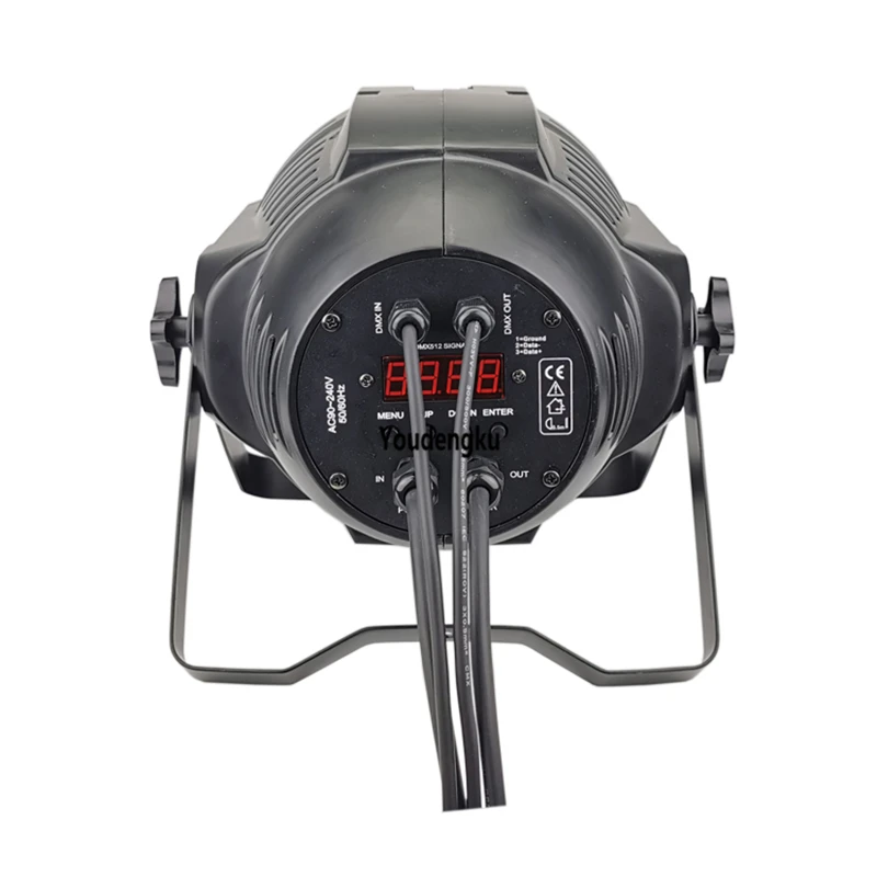 6 шт. 4x60 Вт светодиодный номинальный початок dmx dj диско-стробоскоп rgbw cob par банки