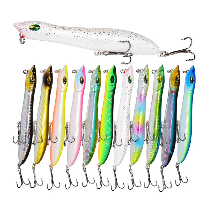

Afishlure New Design Topwater Popper Hard Bait Fishing Lure 10.6cm 10g Wobblers