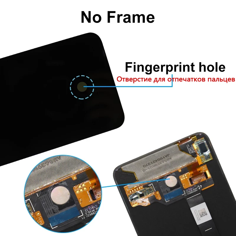 

AMOLED For XIAOMI MI 9 LCD Touch Screen Digitizer Assembly For MI 9 Display with Frame Replacement Parts M1902F1G LCD Screen