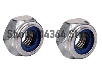 

10pcs M10 x 1.25mm Pitch Metric Fine Thread 304 Stainless Steel Hex Lock Nuts