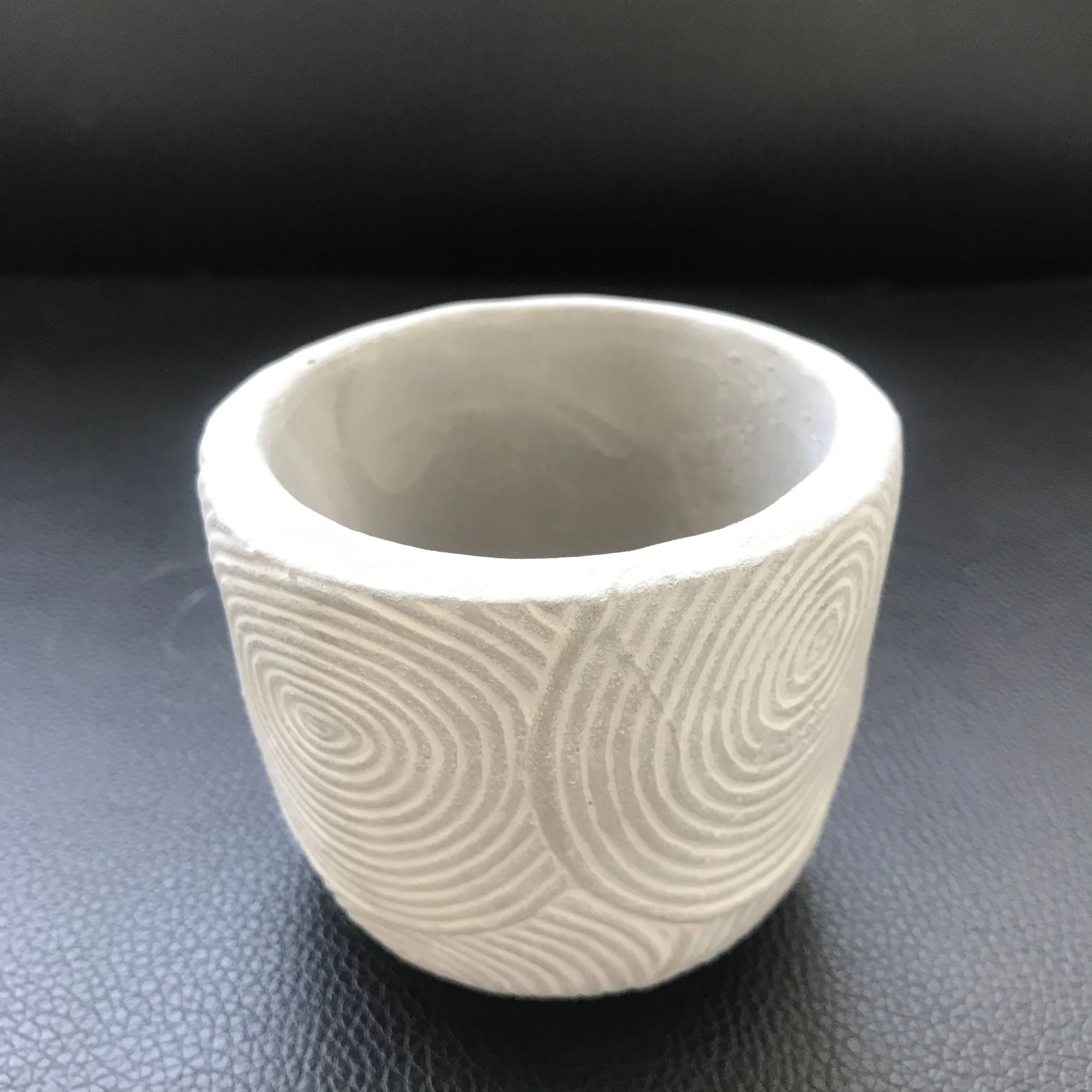 Multiple Stripes Cylindrical Cement Flowerpot Silicone Molds Diy Handmade Clay Pot Mold Home Landsape Planter Mould