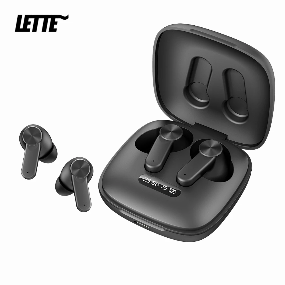 

Digital Display TWS Bluetooth5.0 Earphones Earbuds Touch Control Binaural Call In-ear Earphone