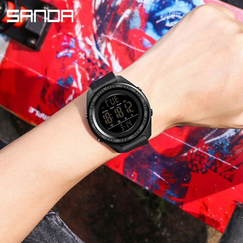 

Men Watch LED Digital New Casual Wrist watches Sport Men Gift Unisex Wristwatch Resin Ladies Clock Multicolor Reloj Mujer