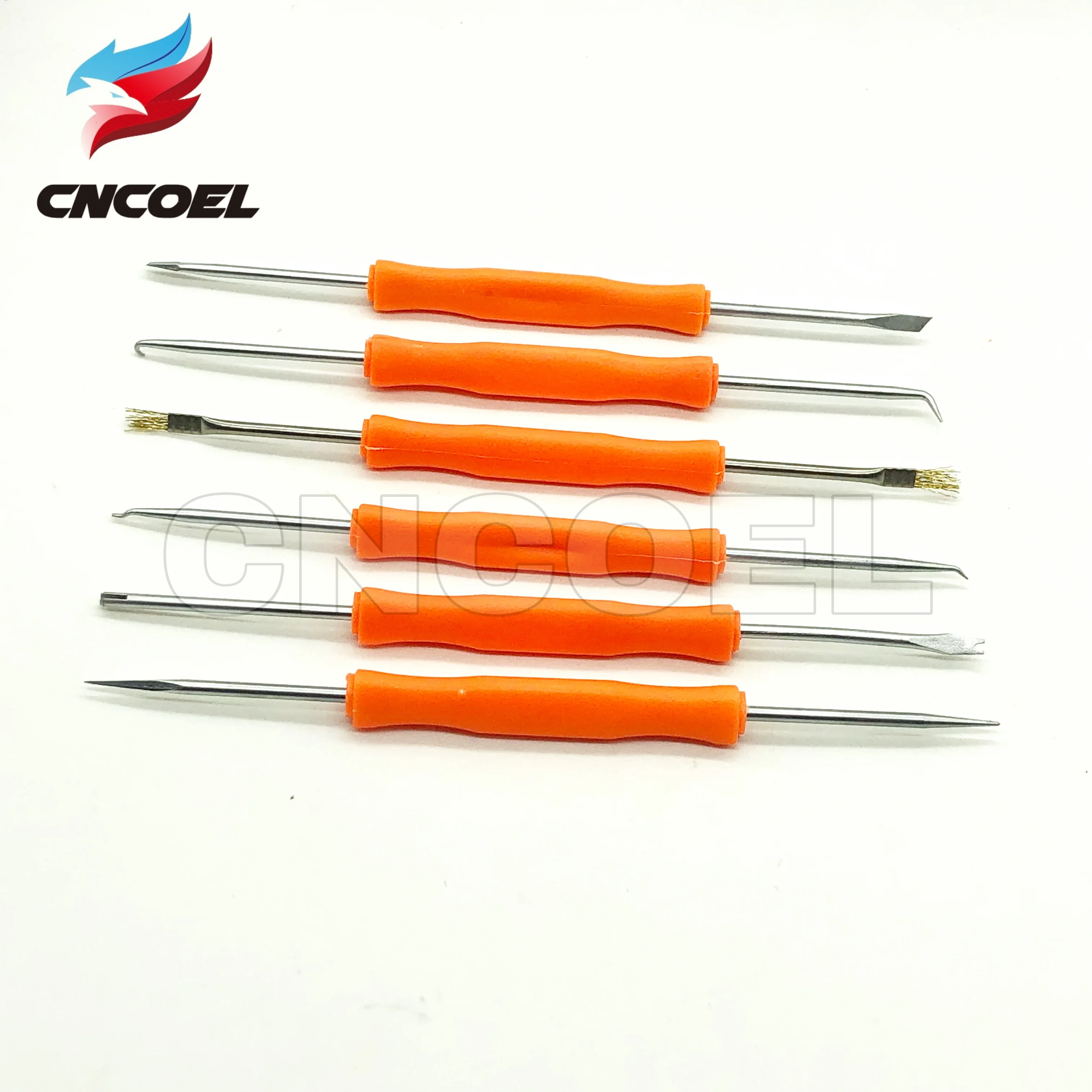 6pcs/lot Solder Assist precision Tool Set Electronic Components Welding Grinding PCB Cleaning Repair | Инструменты