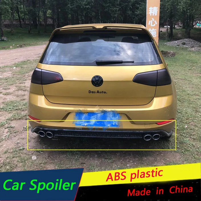 Защитный диффузор для заднего бампера Volkswagen Golf 7 5 новый комплект гольфа 2018 бампер
