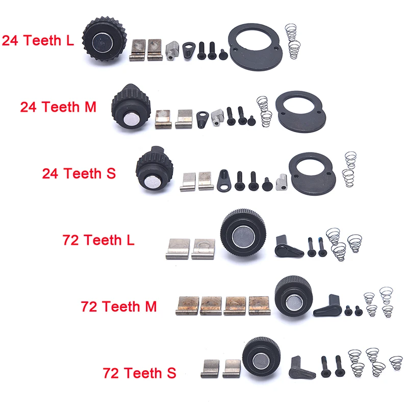 

24/72 Teeth Ratchet Socket Wrench Repair Accessory Spare Part Kit Set Repair Kit Parts