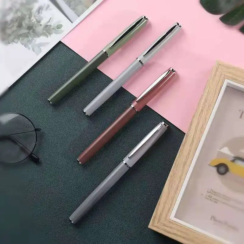 

Wing Sung Molandi Fountain Pen Plastic Ink Pen F Nib Silver Clip Business Stationery Office school supplies Writing Pen