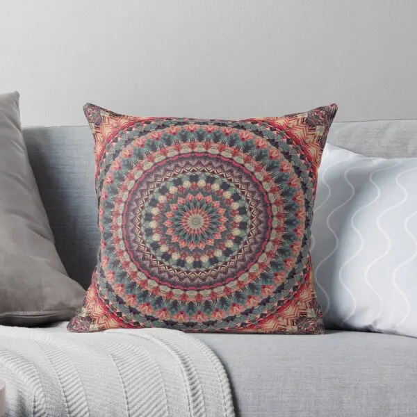 

Mandala 126 Printing Throw Pillow Cover Square Anime Waist Fashion Sofa Wedding Bed Fashion Hotel Office Pillows not include