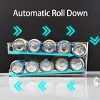 Органайзер для холодильника Bins, прозрачный пластиковый держатель для напитков, для холодильников, кухонных шкафов