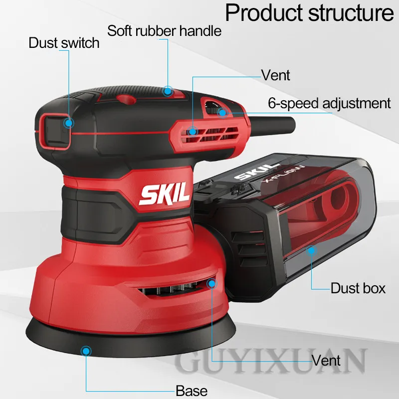 Электрическая шлифовальная машина безпылевая для шпаклевки шлифовальный станок