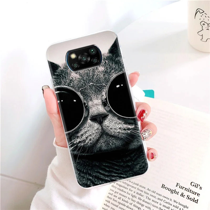 

Case For Xiaomi Poco X3 NFC Case Silicone Soft TPU Phone Cover For Xiaomi Poco X3 NFC Cases Butterfly Protective Bumper 6.67inch