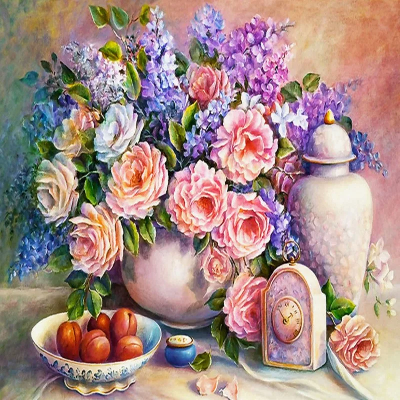 

Dropship Custom 3D Wallpaper Beautiful Oil Painting Colorful Flowers Living Room TV Decoration Backdrop Wallpaper Custom Mural