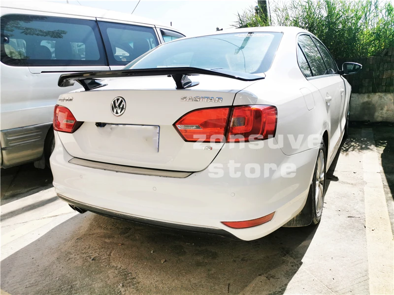 Используется для Volkswagen Jetta MK6 спойлер 2012 13 14 15 16 17 18 лет заднего крыла арматура Клея Аксессуары без перфорации