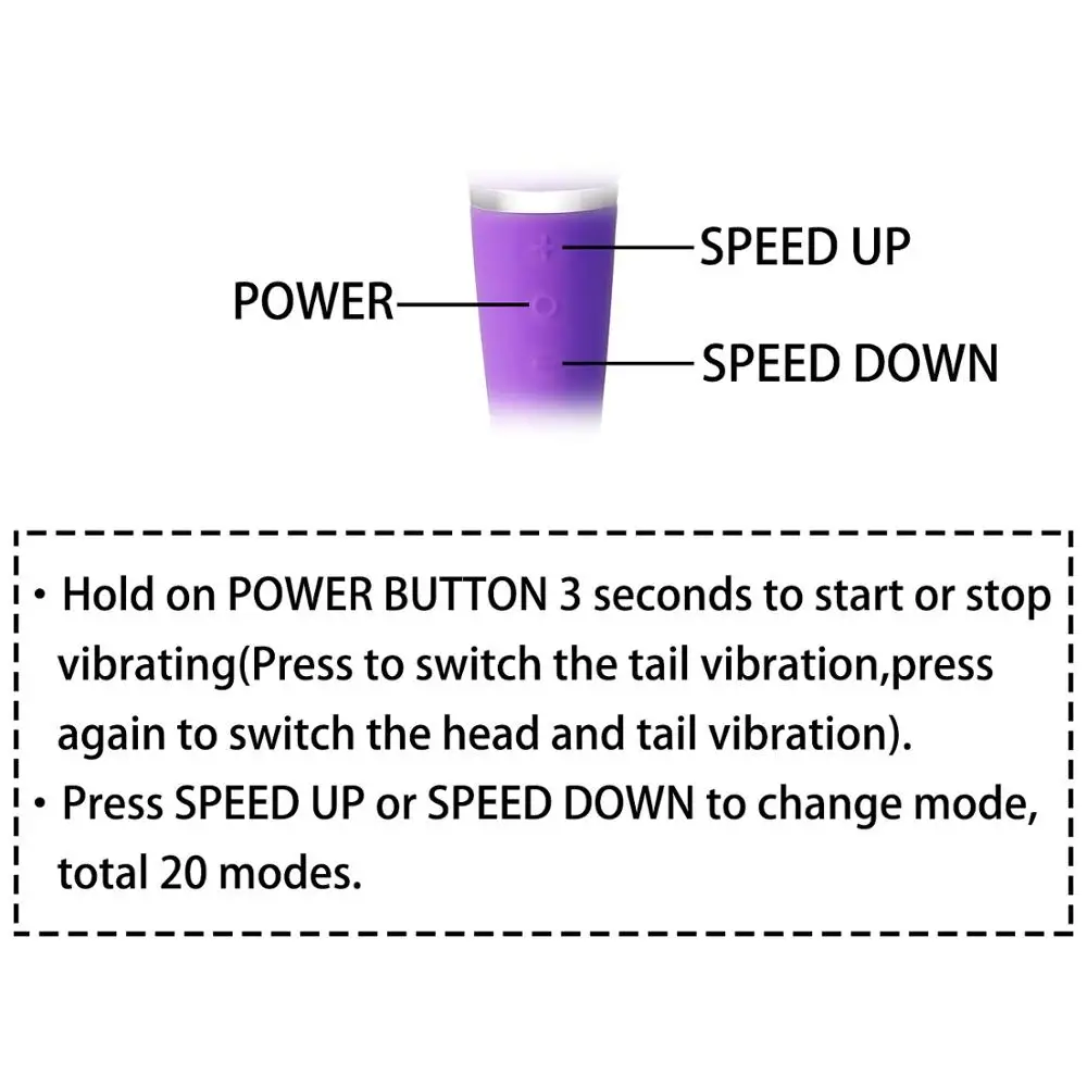 20 Modes Double Head Vibrator Sex Toys for Woman Adults Vagina Clitoris Anal Female Dildo Erotic Intimate Goods Machine Shop | Красота и