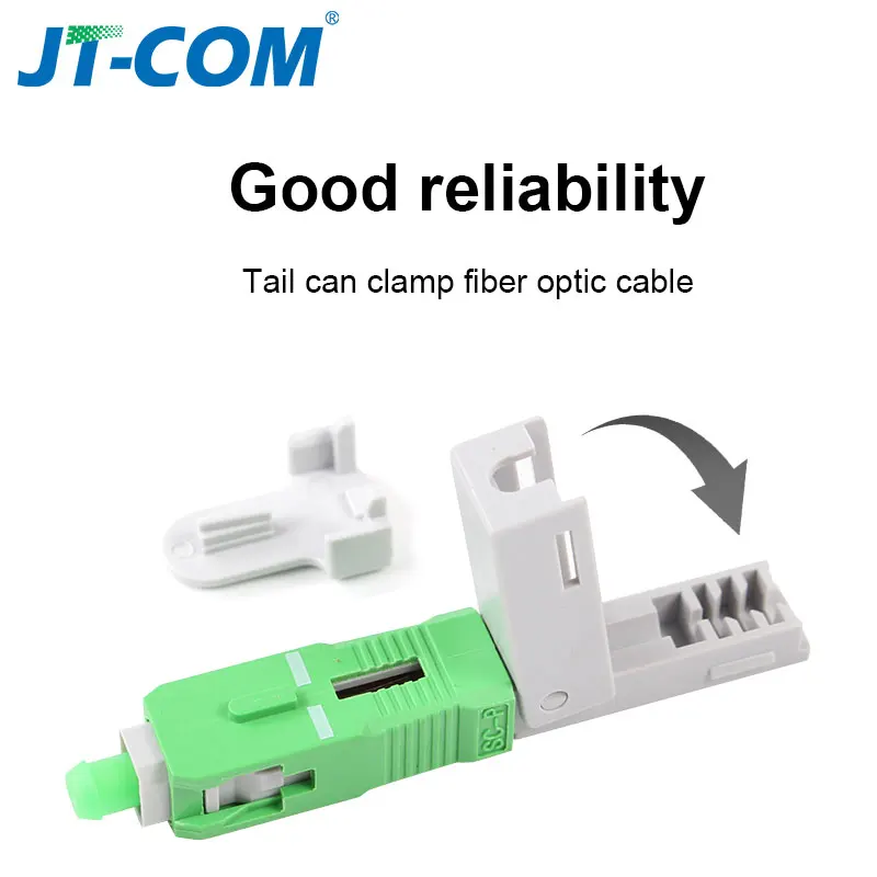 Совершенно новый волоконно оптический Быстрый Соединитель FTTH SC APC Одномодовый SM