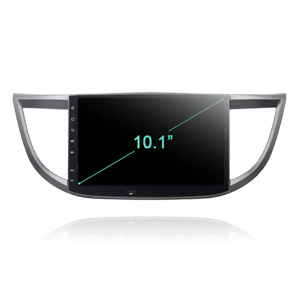 Автомобильный DVD-плеер PX6 DSP 10 1 дюйма Android 11 0 4 Гб + 64 ГБ 8 ядер для Honda CRV 2012 2013 2014 2015 GPS