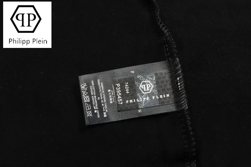 

Philipp Plein- fashion T-shirt hot diamond skull casual short-sleeved T-shirt European American streetwear Men Tops Tees P1002