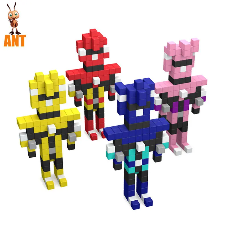 

Anime Magnetic Designer Colorful Magnet Cube Children DIY Model Building Blocks Educational Intelligence Toys Birthday Gift