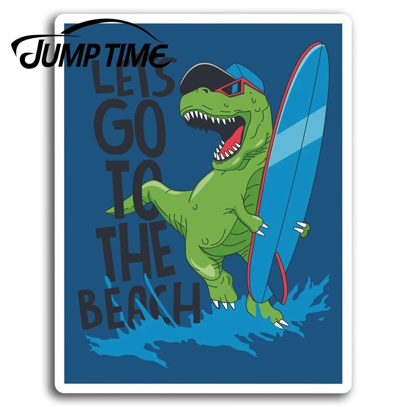 

Виниловая наклейка с динозавром T-Rex, наклейка для ноутбука, чемодана, автомобиля, наклейки на окна, «сделай сам»