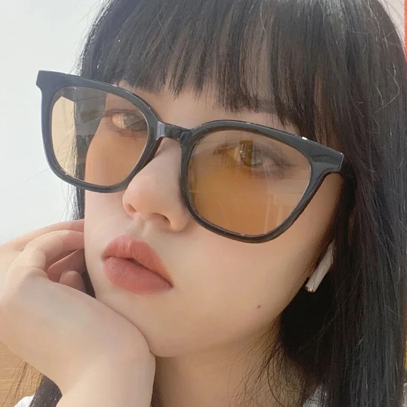 aoze 2021 hot luxury vintage cat eye sunglasses women brand designer fashion casual sun glasses for female ladies eyewears uv400 free global shipping