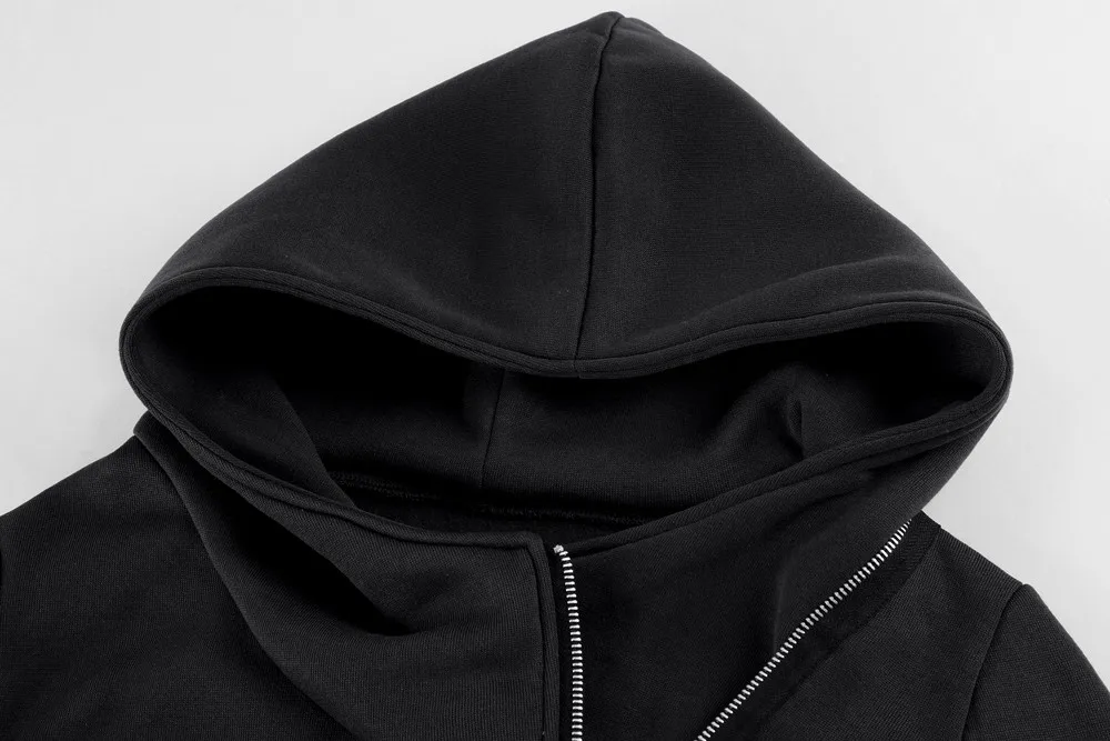 Пальто 2019Top женская зимняя блуза на молнии толстовка с капюшоном пальто куртка