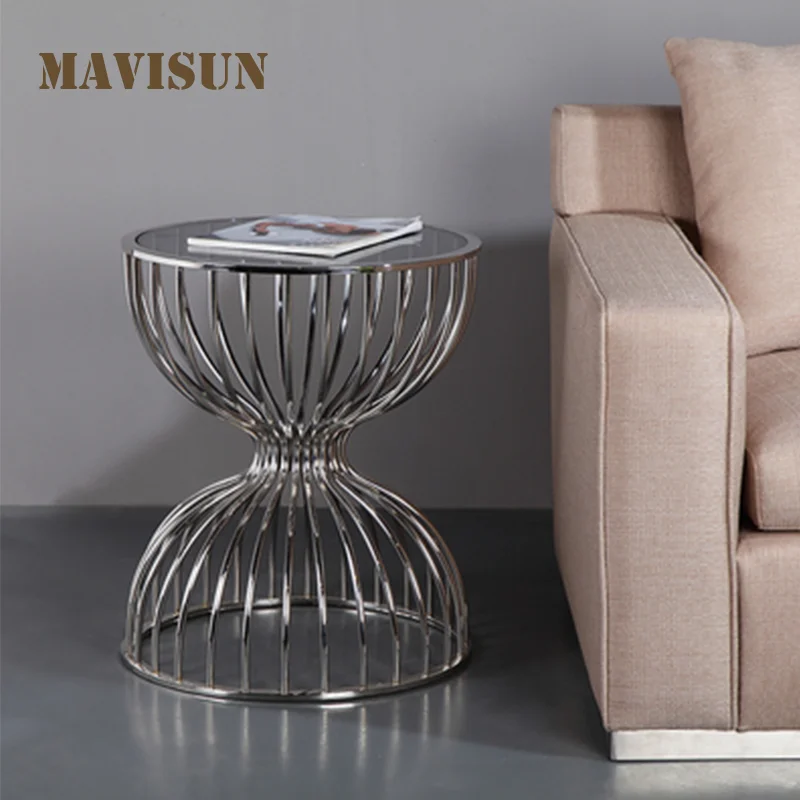 

Minimalist Nordic Hotel Business Marble Coffee Table Club Lounge Light Luxury Postmodern Side Corner Sitting Area Balcony