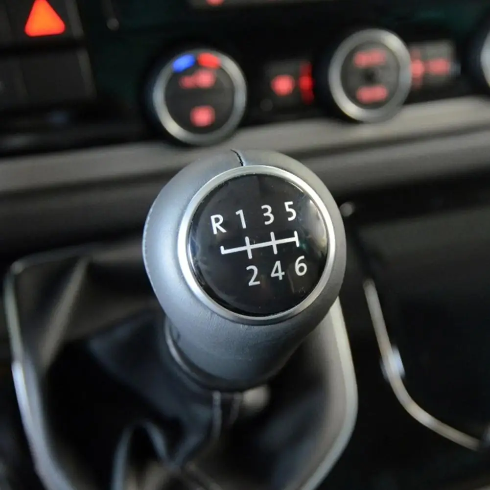

Gear Shift Knob Cover 6 Speed Professional ABS Protective Gear Knob Cap Badge for Transporter T5/T6 Gear Shift Knob Stick