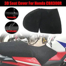 For Honda CBR300R Seat Cowl Cushion Cover Net 3D Mesh Protector Waterproof Sunscreen Motorcycle Accessories CBR300 CBR 300R Part