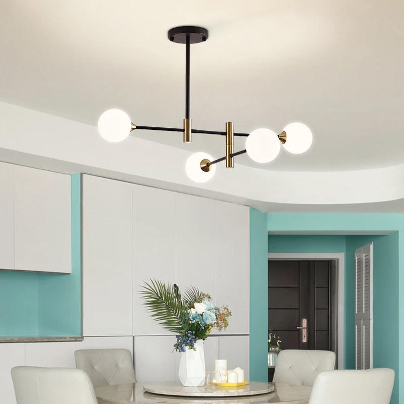 Скандинавские волшебные бобы молекулярные лампы современные люстры для