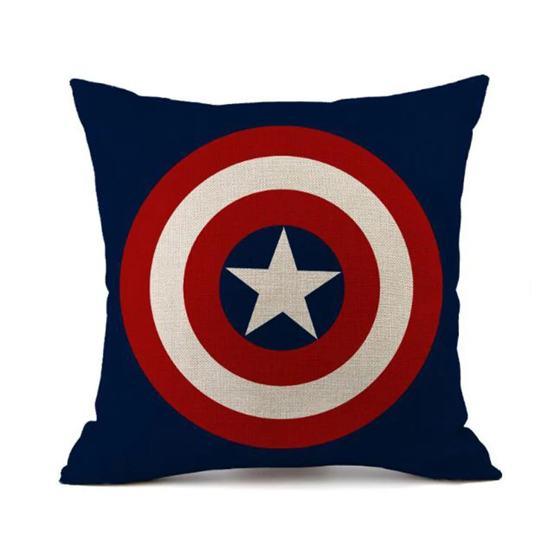 45cm only pillowcase Ковер Мстители 60*60 см, плюшевые игрушки Marvel, Бэтмен, Человек-паук, железный человек, Капитан Америка, фланелевый Рождественский подарок для детей - Цвет: 45cm only pillowcase