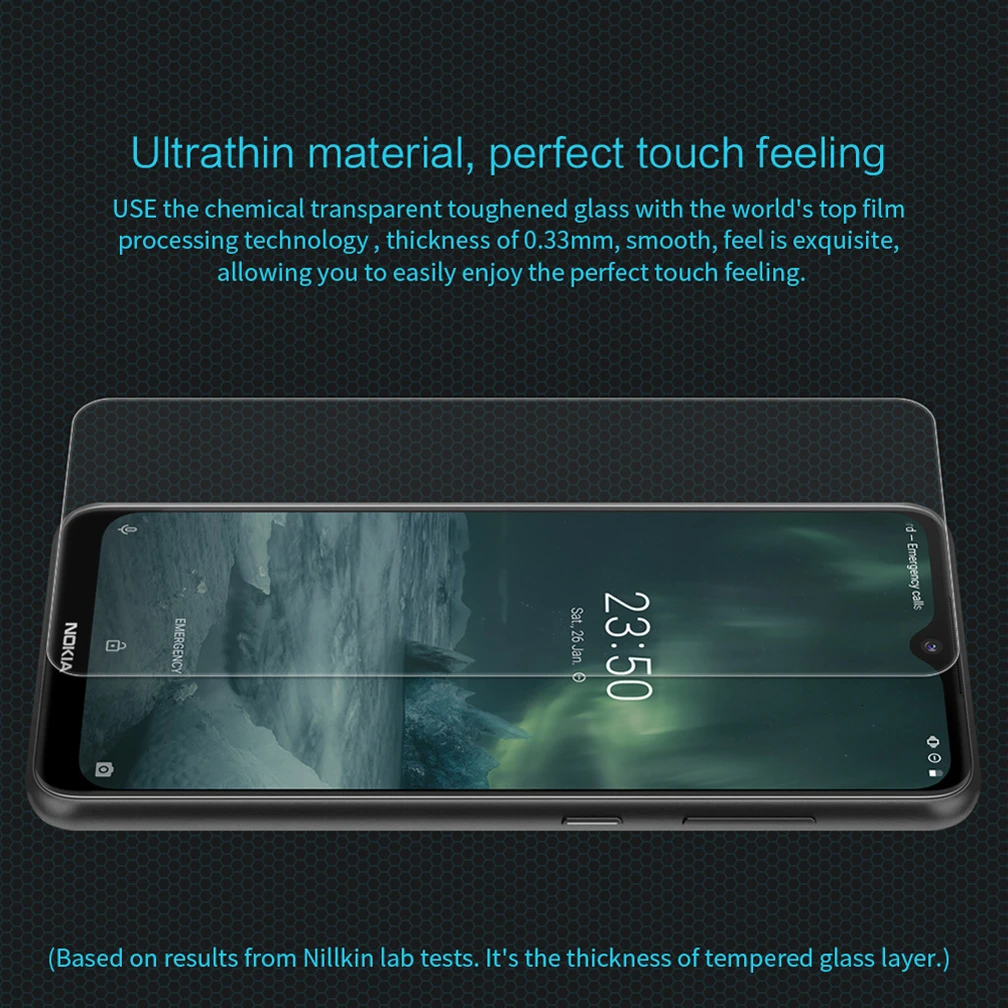 Закаленное стекло для Nokia 7,2 NILLKIN Amazing H противовзрывное закаленное стекло для защиты экрана для Nokia 6,2