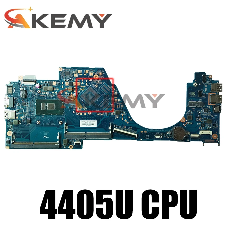 

855832-601 855832-501 855832-001 FOR HP PAVILION 14-AL Laptop motherboard DAG31AMB6D0 SR2EX 4405U CPU fully tested well