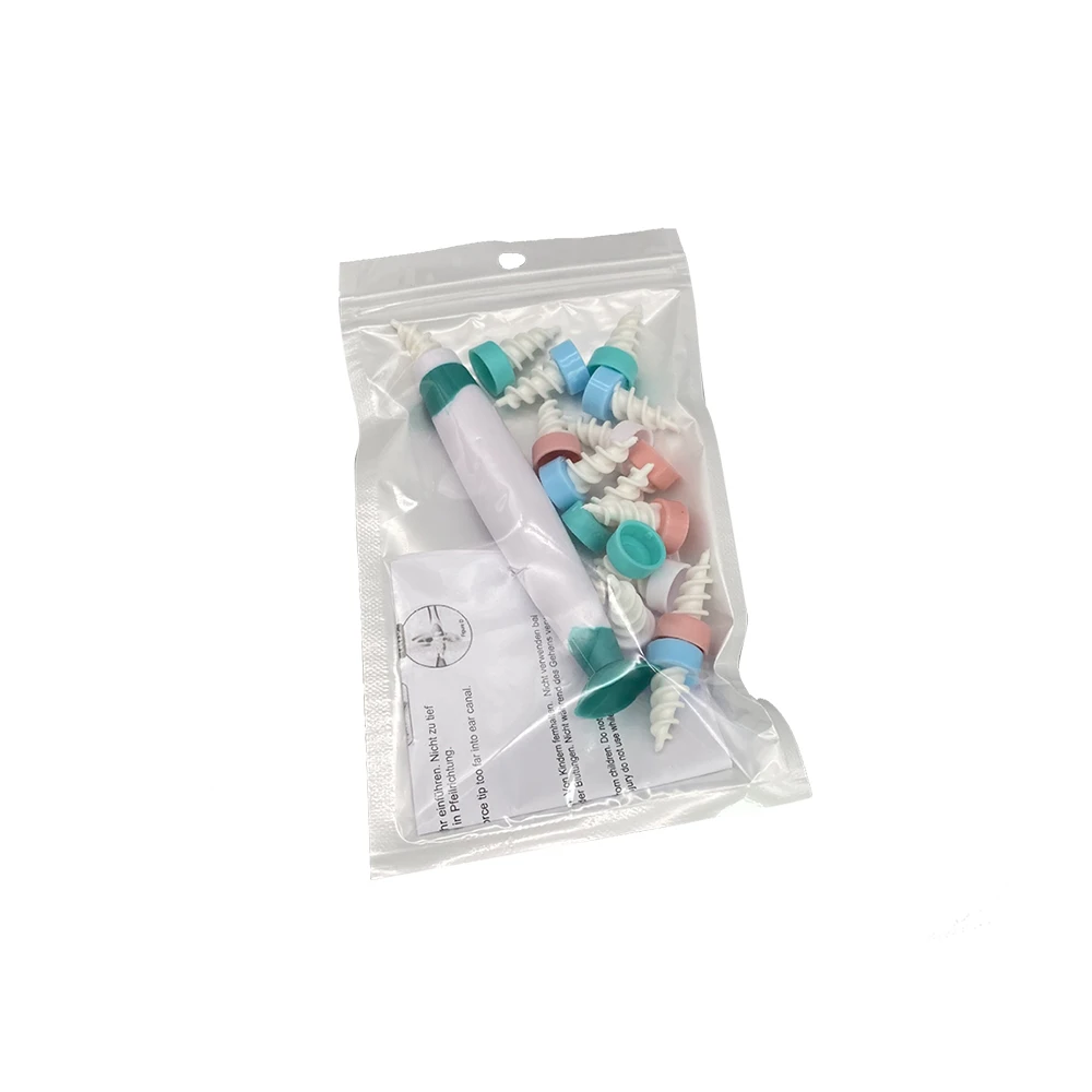 

Ear Wax Remover Q Grip Ear Cleaning Tool Kit With Suction Cup Bottom Ear Wax Cleaner 16pcs Replacement Heads Cleaning Brush