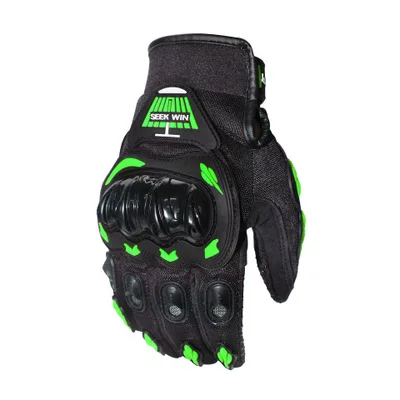 Black Мотоциклетные Перчатки для мотокросса тактические перчатки Guantes Moto Motocicleta Luvas велосипедные перчатки для горного велосипеда перчатки для мотоцикла полный палец перчатки - Цвет: Black