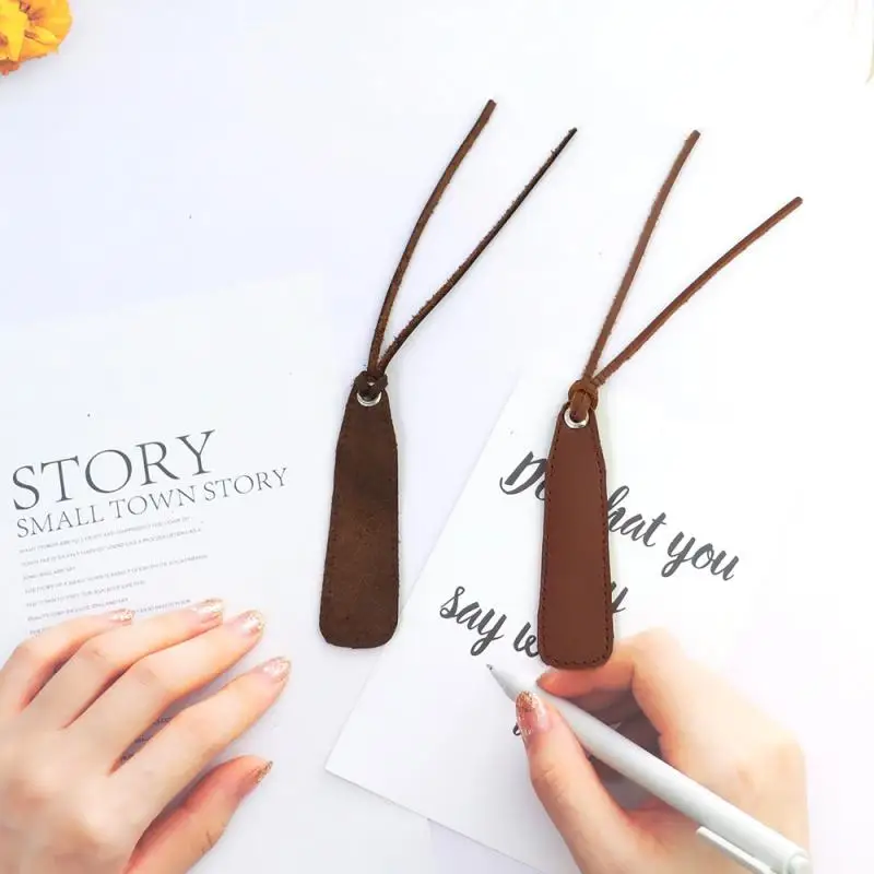 

Retro Leather Handmade Bookmark Vintage Book Marker Page Holder Documents Notebook Bookmark Handcrafted Birthday Christmas Gift