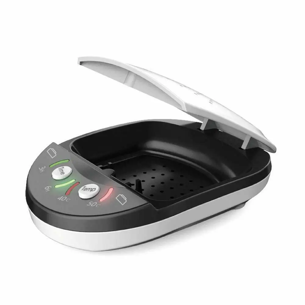 Hearing Aid Dryer Dehumidifier IEM Electronic Drying Case Dry Box with 3/6 H Timer | Электроника