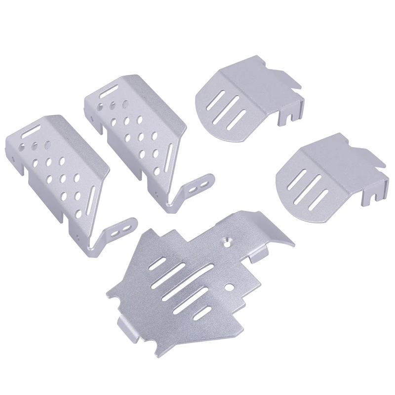 

Aluminum Alloy Chassis Armor Axle Protector Skid Plate for 1/10 Rc Crawler Traxxas Trx-4 Trx4