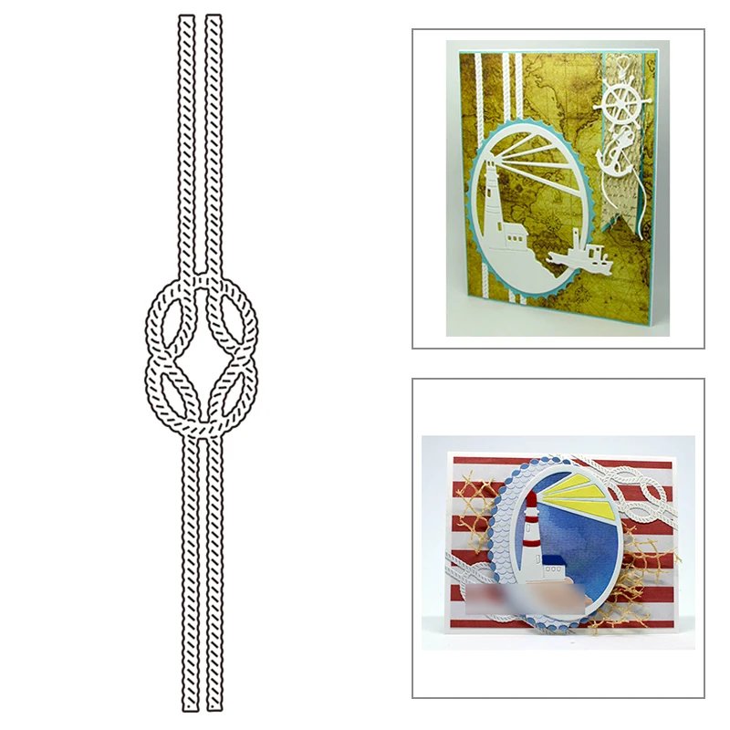 Металлические режущие штампы для рукоделия из пеньковой веревки изготовления