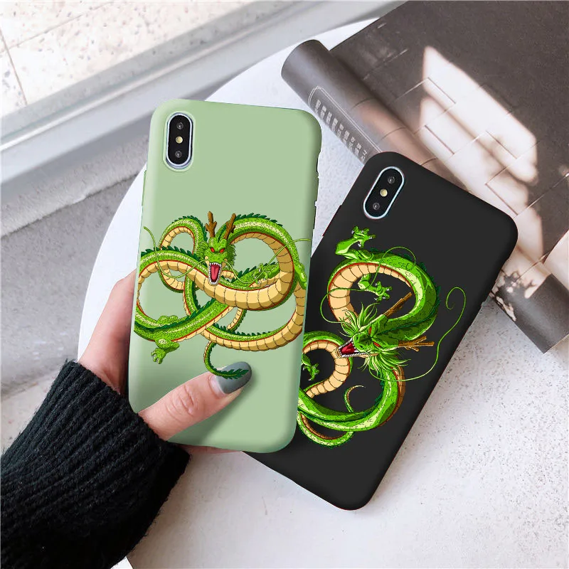 Дракона супер мяч аниме классный Чехол для мобильного телефона iPhone 11 12 pro max X XR XS MAX