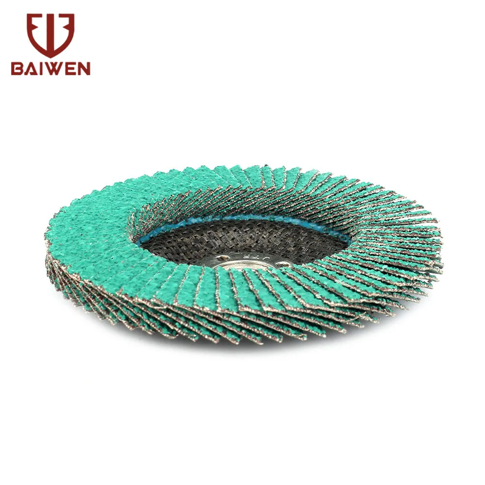 

2/5/10Pcs 4'' x 5/8'' Flap Disc Wheels Type 27 Grit 60 Zirconia Alumina Angle Grinder Sanding Discs Metal Wood Abrasive Tool