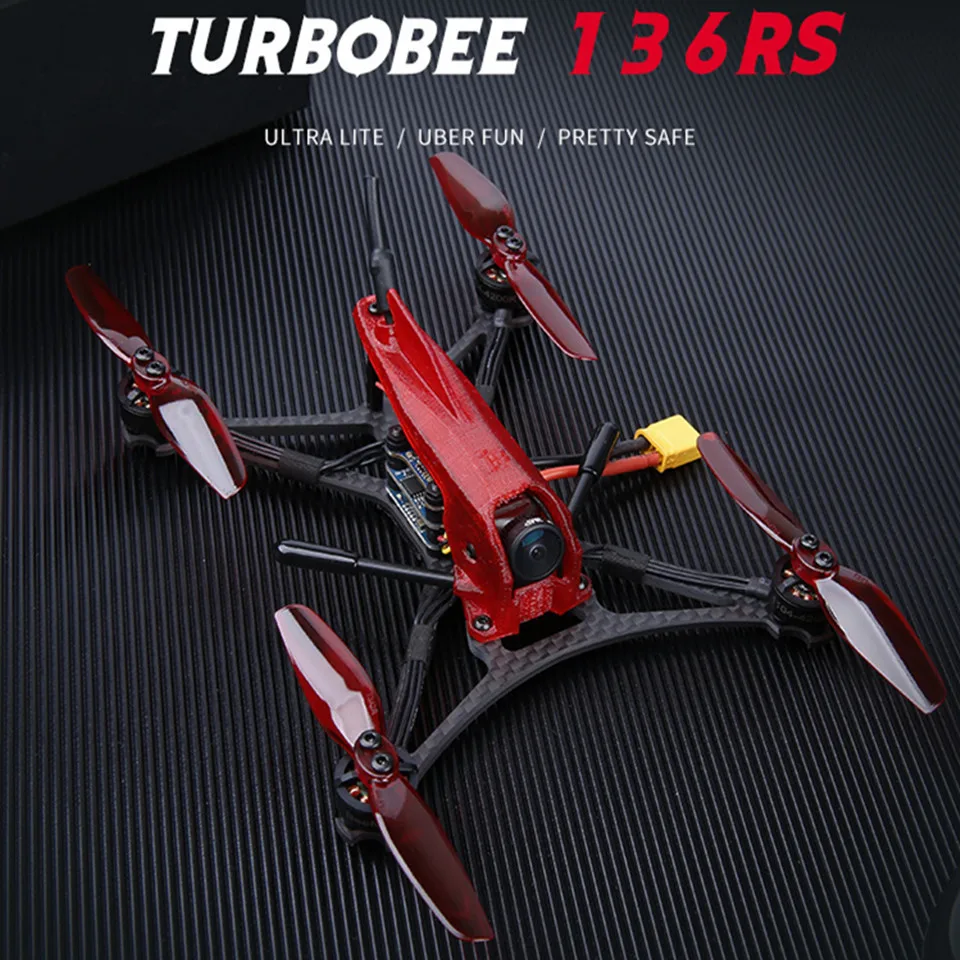 Гоночный Дрон IFlight TurboBee 136RS FPV 136 мм 4S Lipo sucex Micro F4 Контроллер полета RunCam Nano2 камера BeeMotor 1104 4200KV