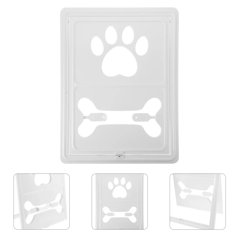 

1pc Pet Safety Screen Door Magnetic Flap Lockable Screen Gate for Small Dog