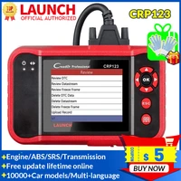 launch x431 crp123 obd2 auto scanner support abssrsgearboxengine system launch code reader crp123 diagnostic free lifetime