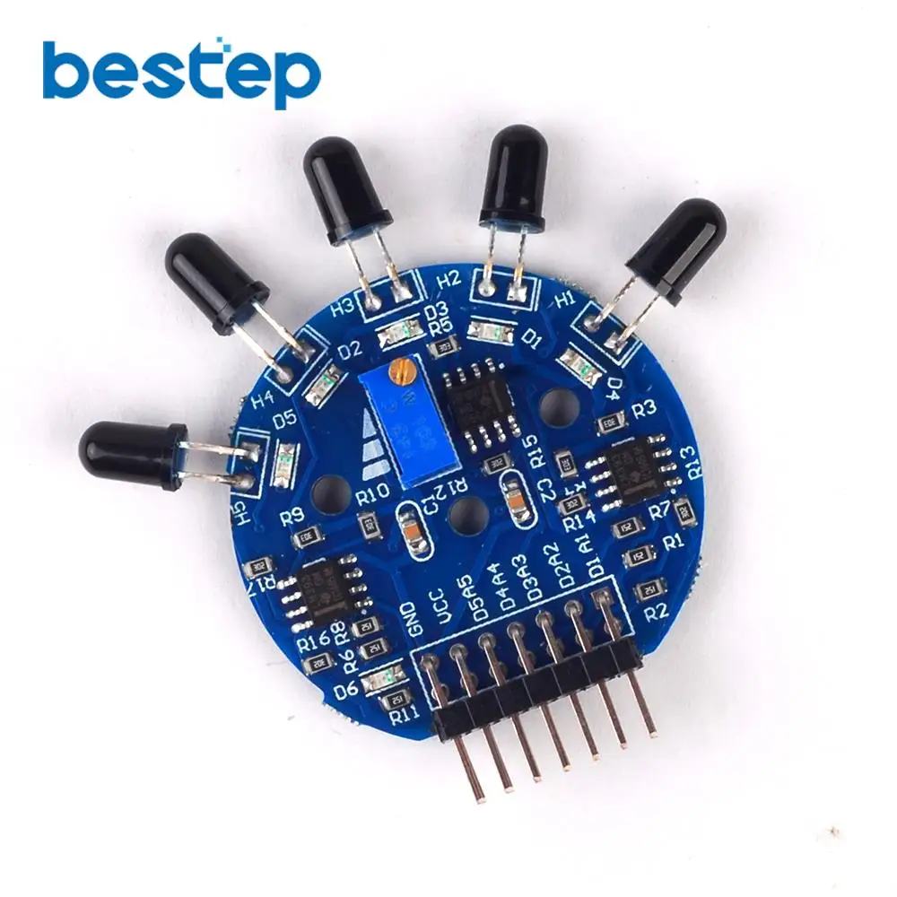 Модуль датчика пламени с 5 способами цифровой аналоговый сигнал двумя выходами