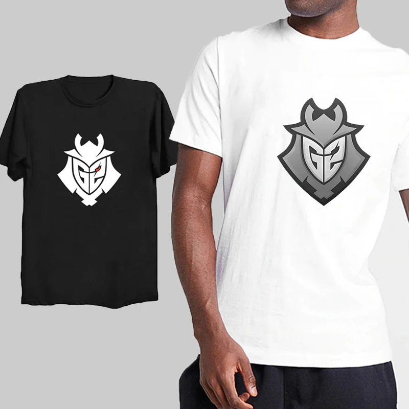 

2021 Summer New G2 Team Gaming Casual Short Sleeve T-shirt Hot Selling LOL MOBA Game O-Neck Oversized T-shirt