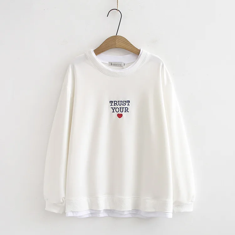 Повседневные толстовки размера плюс осень 2019 женская мода свободные длинный