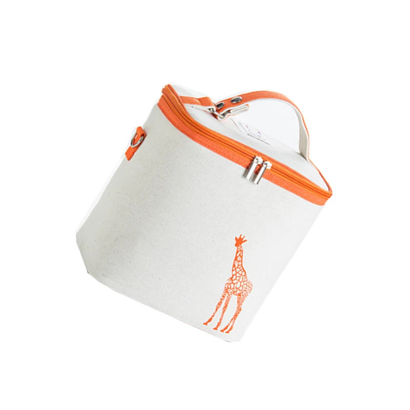

Waterproof Lunch Bag Animal Pattern Lunch Box Portable Insulated Canvas Lunch Bag Thermal Food Picnic Lunch Bags For Women Kids