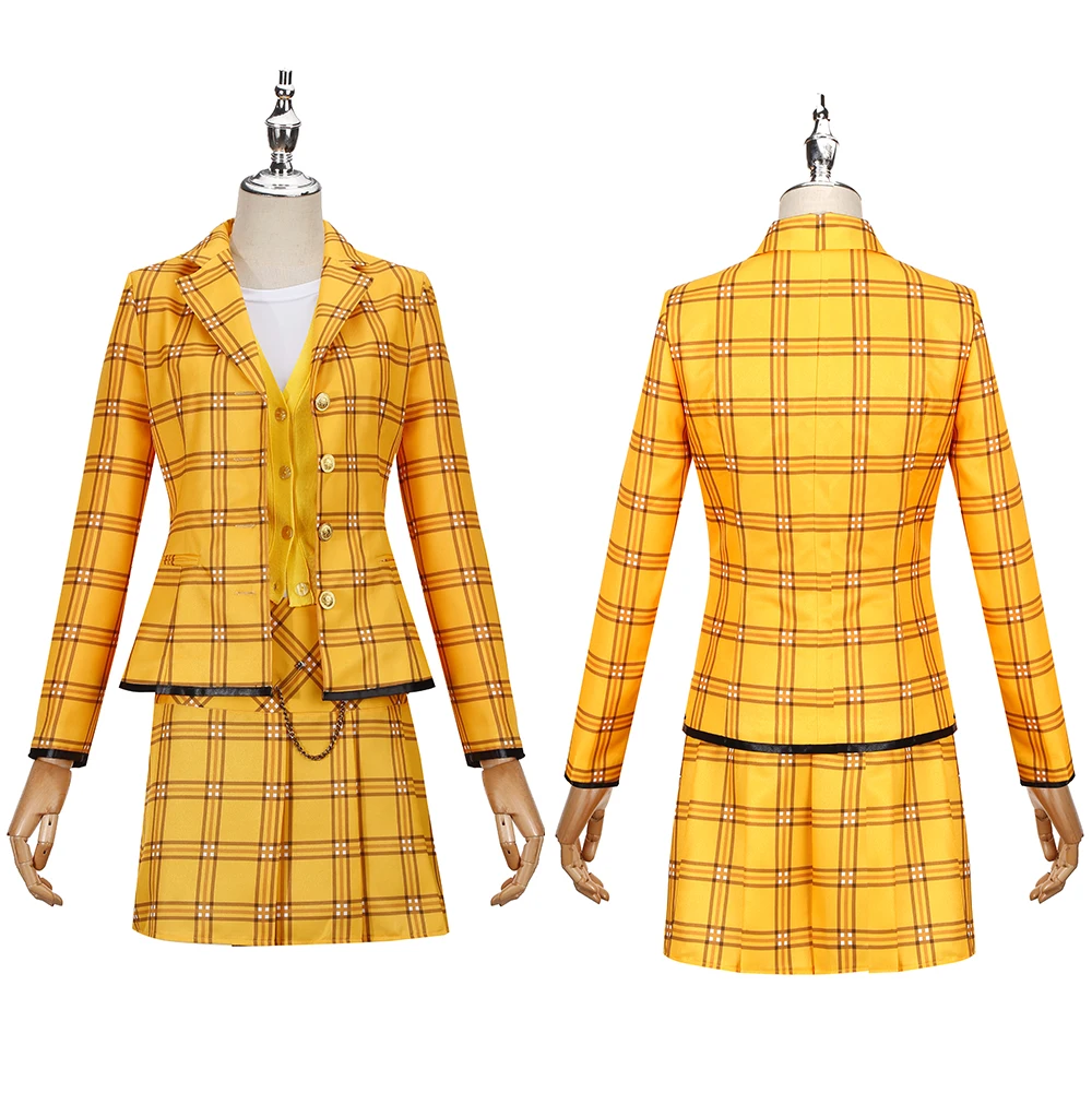 Пленка Clueless Шер хоровитц платье костюм Школьная Униформа университетская куртка