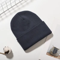 2021 popular personalized customize men women knitting hat advertising caps a902 print khaki grey black navy blue